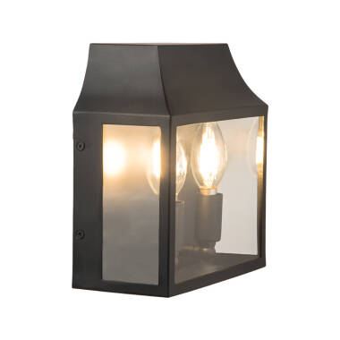 Image of Wisteria Bourton Half Lantern Outdoor Wall Light