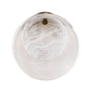 Image of Wisteria Persephone Glass Flush Wall Light