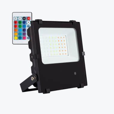 30W Dimmable RGB LED Floodlight 4050lm PRO
