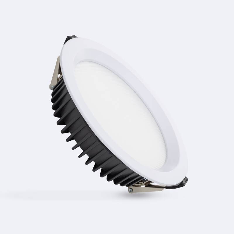 Image of SAMSUNG Aero Round 60W Colour Selectable COB LED Downlight Cutout 200mm with LIFUD Driver