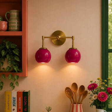 Image of Wisteria Pixie Twin Wall Light