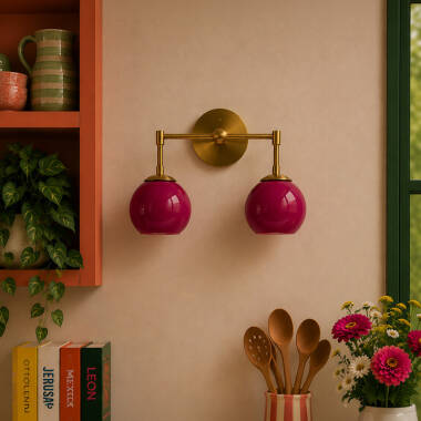 Image of Wisteria Pixie Twin Wall Light