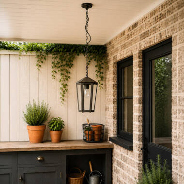Image of Wisteria Bibury Outdoor Pendant Porch Lantern