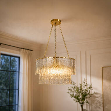 Image of Wisteria Delphine Glass Chandelier