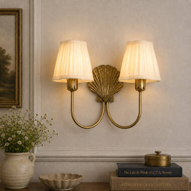 Image of Wisteria Francesca Twin Wall Light