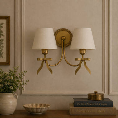 Image of Wisteria Posy Twin Wall Light