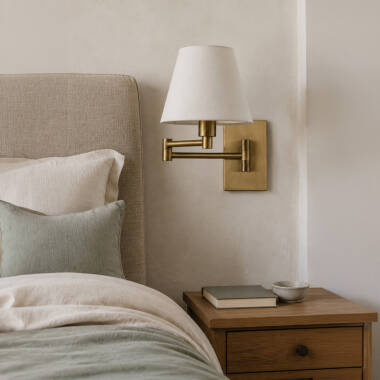 Wisteria Clementine Adjustable Swing Arm Wall Light