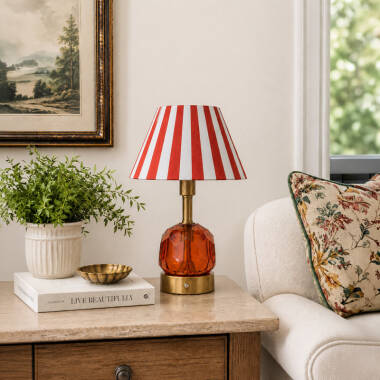 Image of Wisteria Agnes USB Rechargeable LED Touch Table Lamp