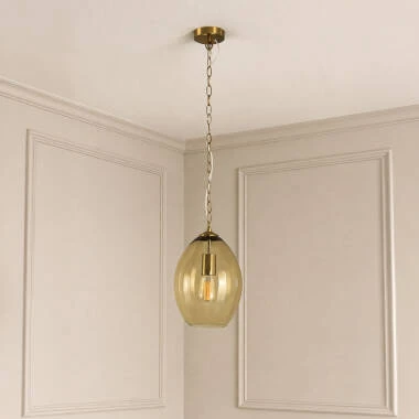 Image of Westport Gloucester Glass Ceiling Pendant Light