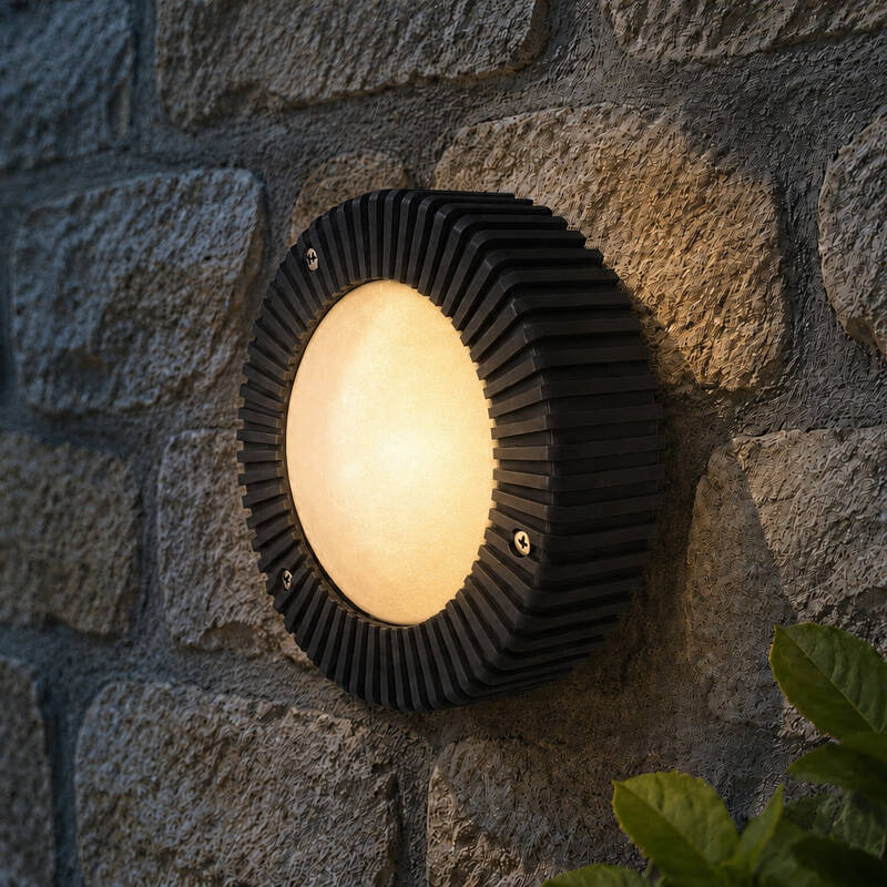 Image of Edit Coastal Cowrie Outdoor Flush Wall Light