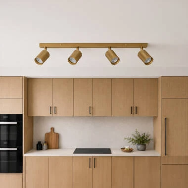 Westport Moto Knurl 4 Light Ceiling Spotlight Bar