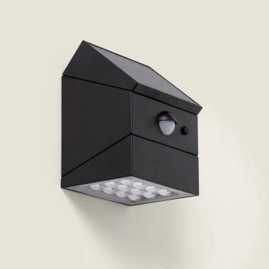 Suri Twist 2.5W Solar LED Wall Light with PIR Sensor