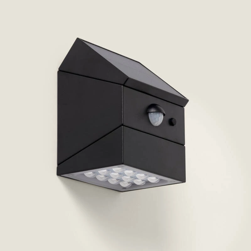 Image of Suri Twist 2.5W Solar LED Wall Light with PIR Sensor