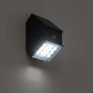 Image of Suri Twist 2.5W Solar LED Wall Light with PIR Sensor