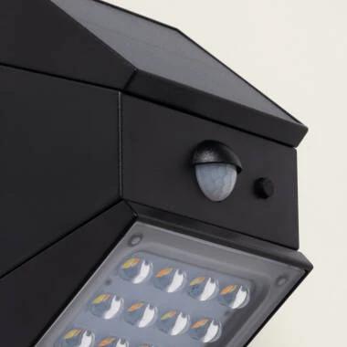 Image of Suri Twist 2.5W Solar LED Wall Light with PIR Sensor