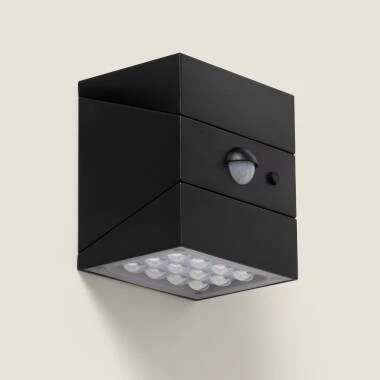 Image of Suri Twist 2.5W Solar LED Wall Light with PIR Sensor