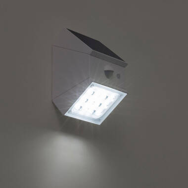 Image of Suri Twist 2.5W Solar LED Wall Light with PIR Sensor