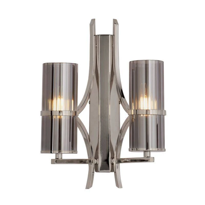 Image of Luxia Hartford Glass Twin Wall Light