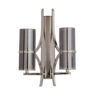 Image of Luxia Hartford Glass Twin Wall Light