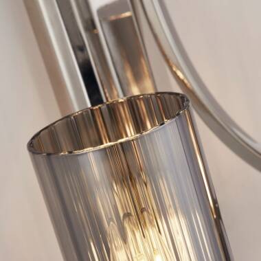 Image of Luxia Hartford Glass Twin Wall Light