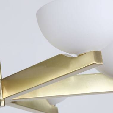 Image of Luxia Dakota 6 Light Multi Arm Glass Ceiling Pendant