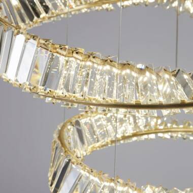Image of Luxia Annecy Grande LED Glass Chandelier