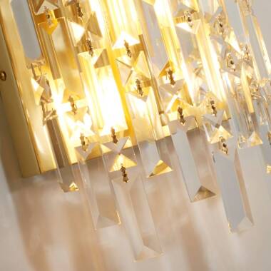 Image of Luxia Bordeaux Glass Wall Light