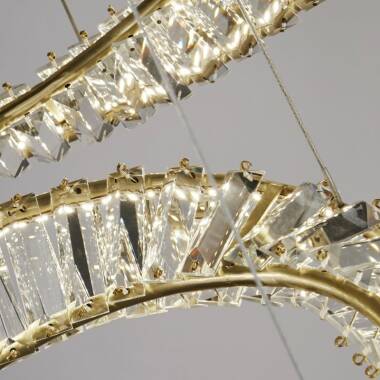 Image of Luxia Annecy LED Glass Chandelier