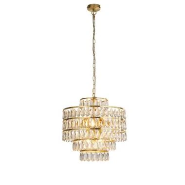 Luxia Villandry 9 Light Glass Chandelier