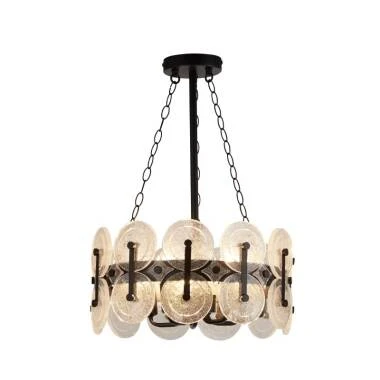 Luxia Chicago 5 Light Glass Chandelier