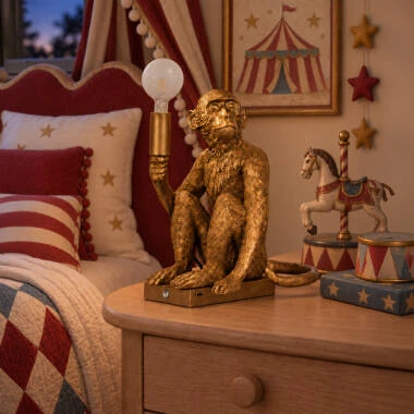 Edit Conor USB Rechargeable LED Monkey Table Lamp