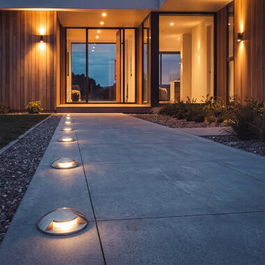 Image of Edit Round Single 3W LED Recessed Ground Light