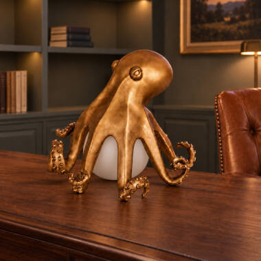 Image of Edit Dave USB Rechargeable LED Octopus Table Lamp