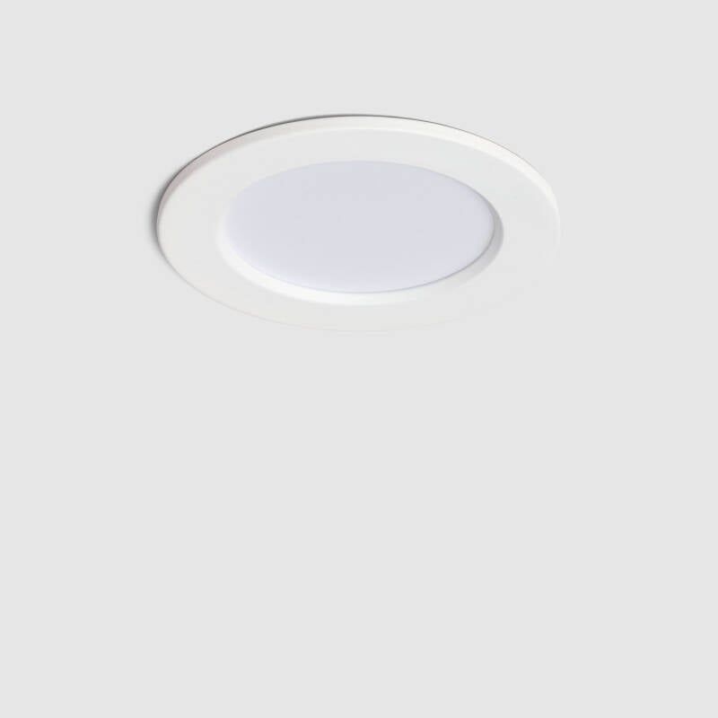 Image of Round Waterproof 8W Warm White LED Downlight IP65 Cutout 75mm
