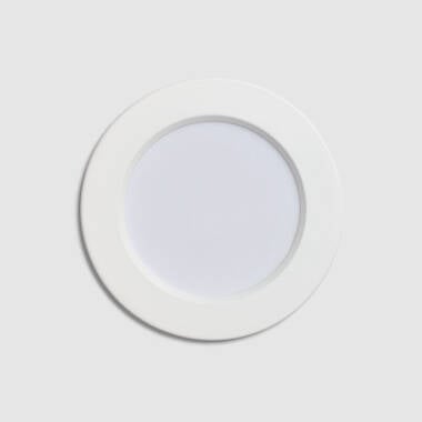 Image of Round Waterproof 8W Warm White LED Downlight IP65 Cutout 75mm