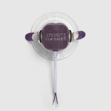 Image of Round Waterproof 8W Warm White LED Downlight IP65 Cutout 75mm