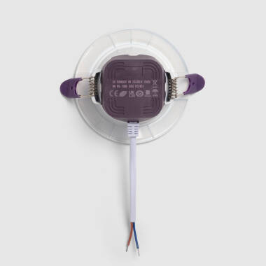 Image of Round Waterproof 8W Warm White LED Downlight IP65 Cutout 75mm