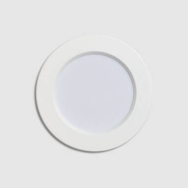 Image of Round Waterproof 8W Warm White LED Downlight IP65 Cutout 75mm