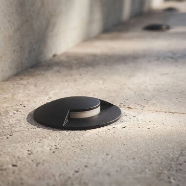 Edit Round Single 3W LED Recessed Ground Light