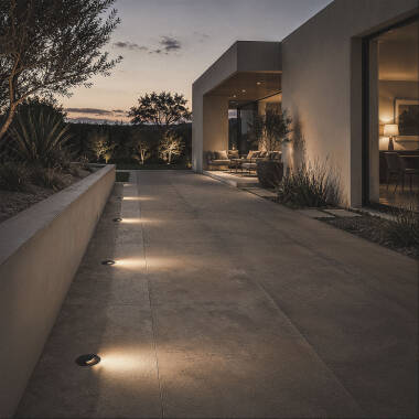 Image of Edit Round Single 3W LED Recessed Ground Light
