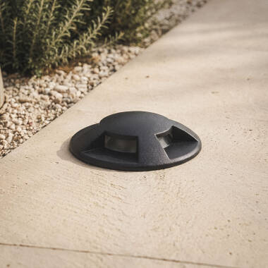 Edit Round Quad 3W LED Recessed Ground Light