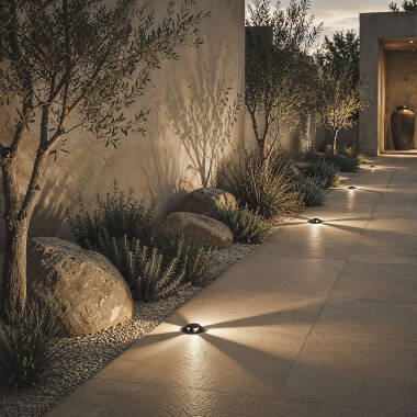 Image of Edit Round Quad 3W LED Recessed Ground Light
