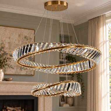 Image of Luxia Annecy LED Glass Chandelier