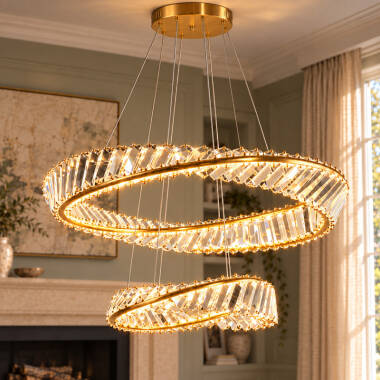Image of Luxia Annecy LED Glass Chandelier