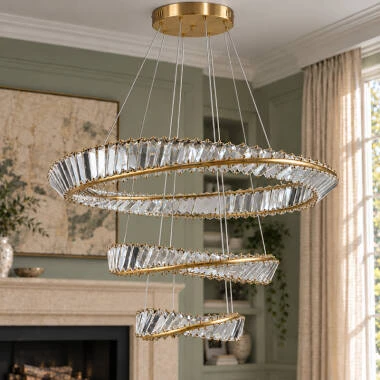 Luxia Annecy Grande LED Glass Chandelier