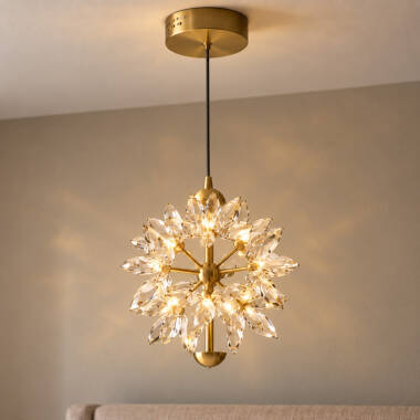 Image of Luxia Sonoma LED Glass Ceiling Pendant Light