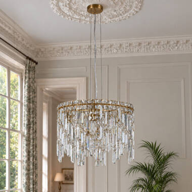 Image of Luxia Menton Glass Chandelier