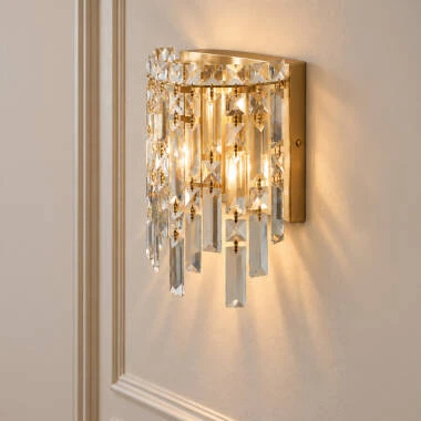 Luxia Bordeaux Glass Wall Light