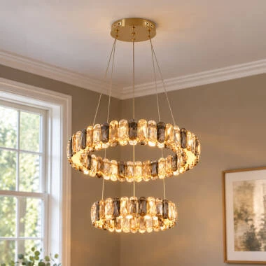 Luxia Biarritz LED Glass Chandelier