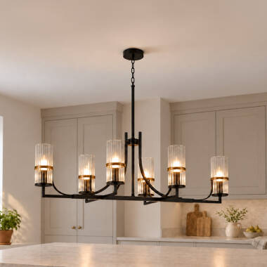 Image of Luxia Hartford Glass Chandelier
